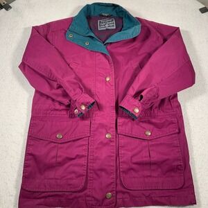 Dash Classics Jacket‎ Mens Small Purple Lined Flannel Pockets Vintage